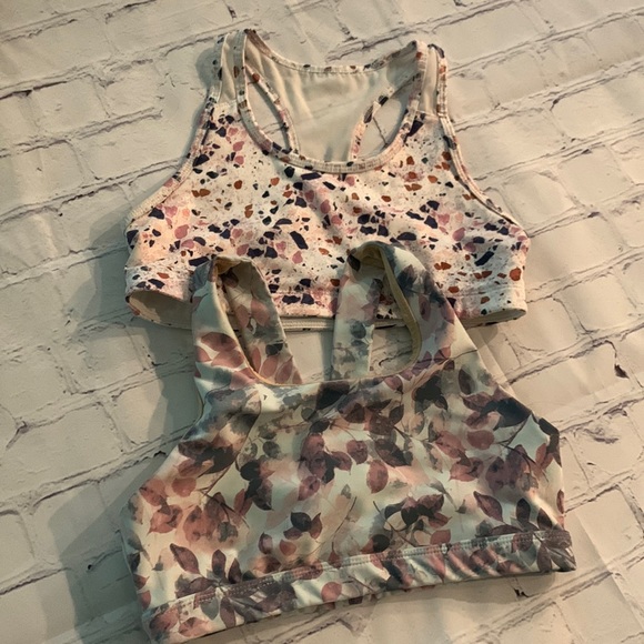 Girls Old Navy Active Racerback Sports Bra Set - Picture 1 of 7